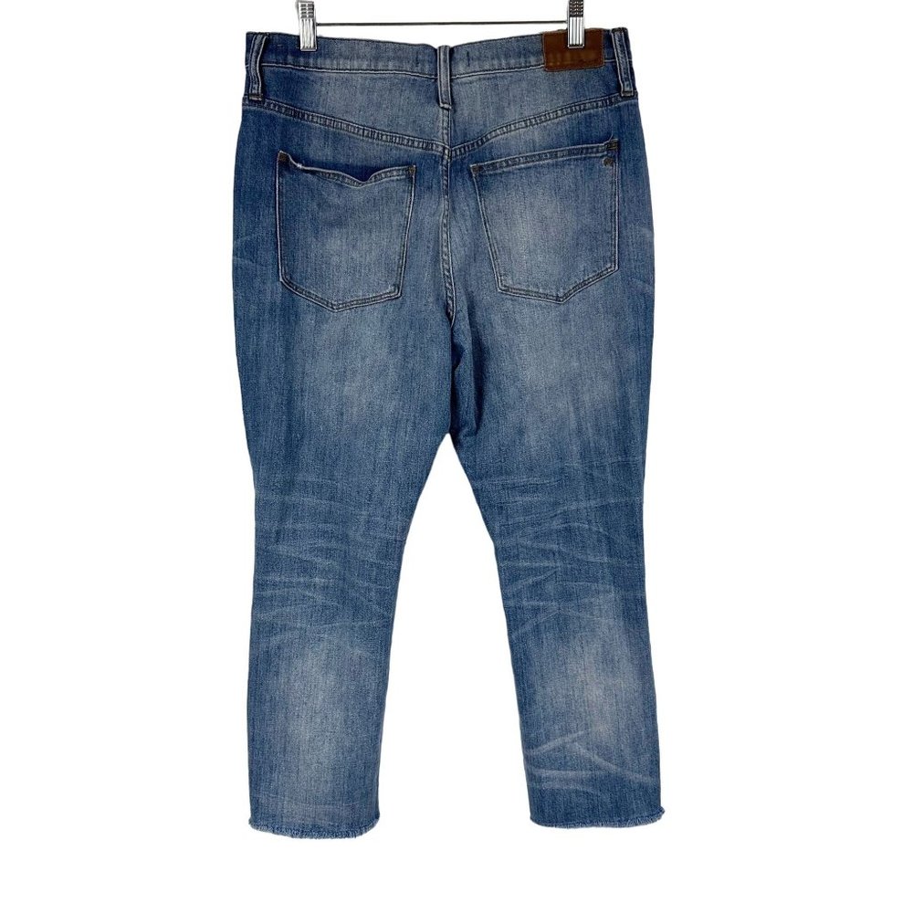 Madewell Blue Ankle Cropped Jeans - Picture 7 of 12